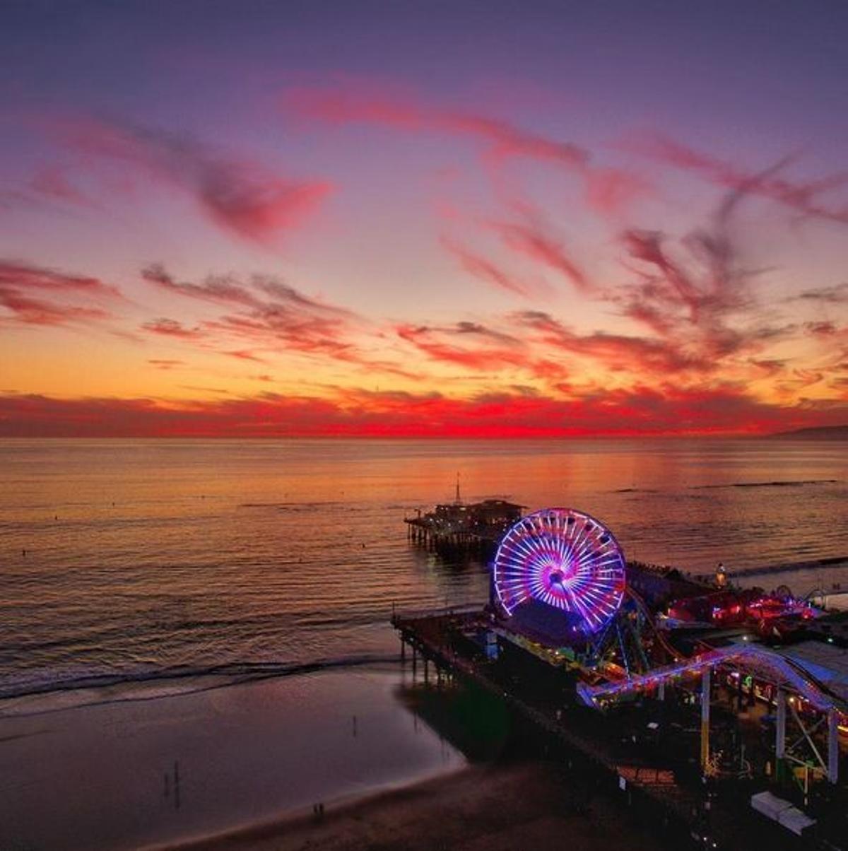 Los lugares más instagrameables: muelle de Santa Mónica