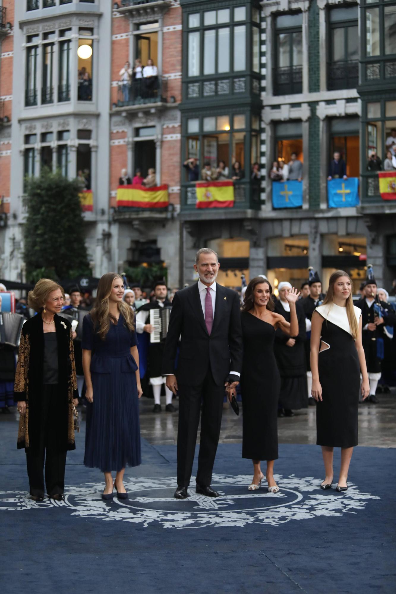 EN IMÁGENES: Así fue la alfombra azul de los Premios Princesa de Asturias 2023