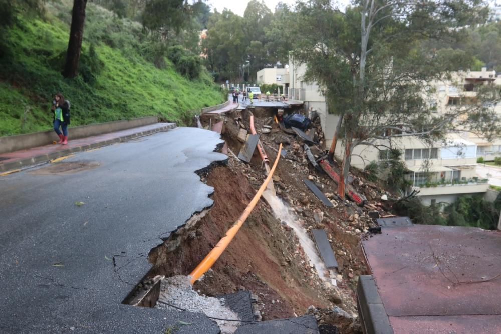 Socavón en Cerrado de Calderón