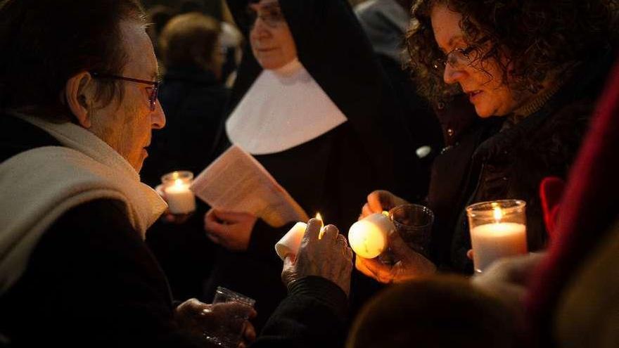 Jornada Mundial de la Vida Consagrada en la catedral. // Agostiño Iglesias