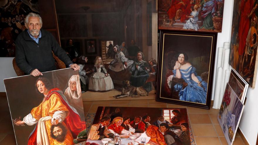 Adeus a Ángel Barros, mestre redondelán que restaurou para o Louvre