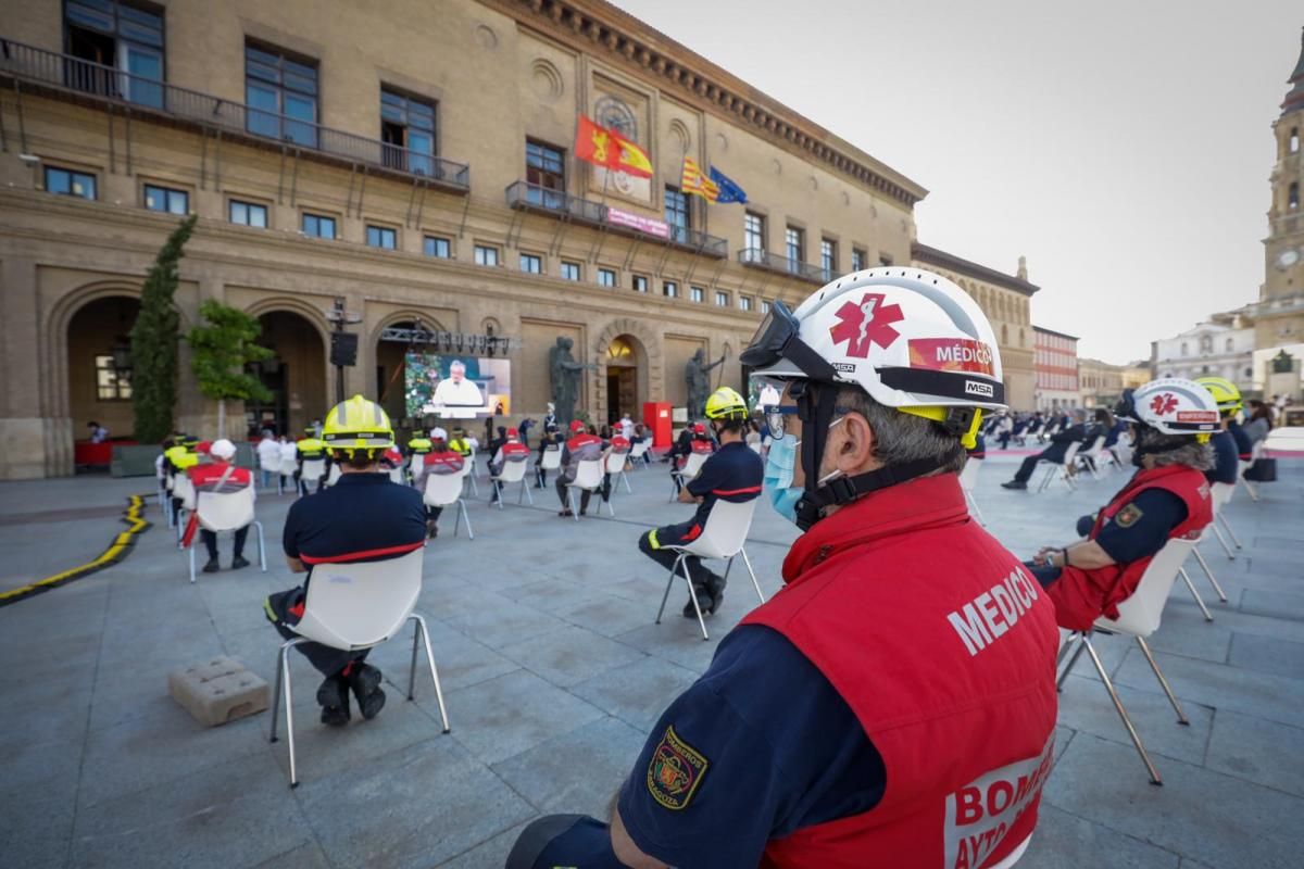 Acto de homenaje a las víctimas de la Covid-19