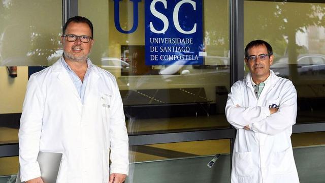 Federico Martinón Torres, izquierda, y Antonio Salas Ellacuriaga, responsables del estudio. /santi Avite