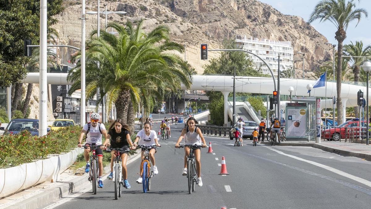 Semana de la Movilidad: Las bicis tomarán la ciudad de Alicante el 25 de septiembre