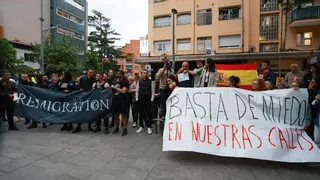 Así fue la manifestación ultra de Mataró a la que asistió el detenido por llamar a "una cacería" de magrebíes en Torre Pacheco