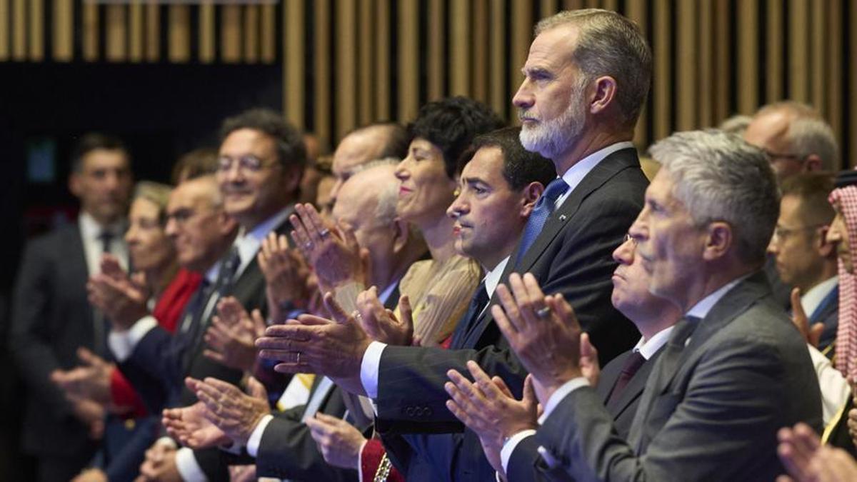 Felipe VI  ha intervenido en la Conferencia Internacional de Alto Nivel sobre Víctimas del Terrorismo que se celebra en Vitoria.