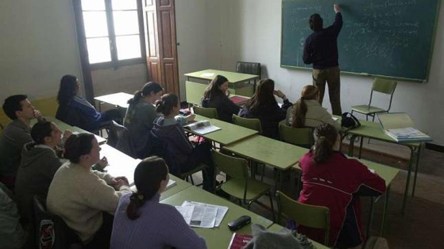 Alumnos de un instituto coruñés. / aguete