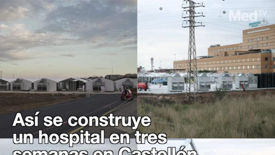 Así se construye un hospital en tres semanas en Castellón