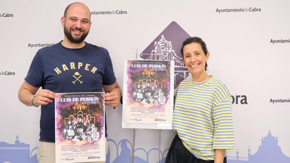 Presentación del espectáculo Más Jerez del músico y compositor jerezano Luis de Perikín, que se suma al festival Donde brillan las estrellas 2026 en Cabra.
