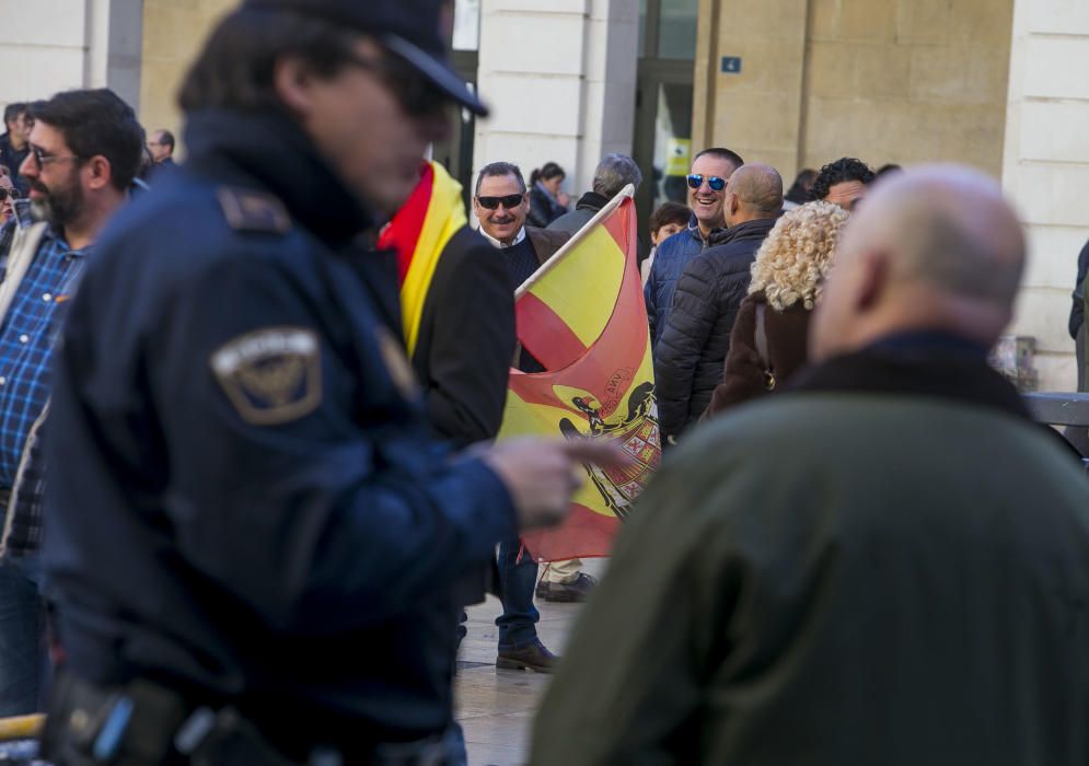 Manifestación en Alicante contra el gobierno de Pedro Sánchez