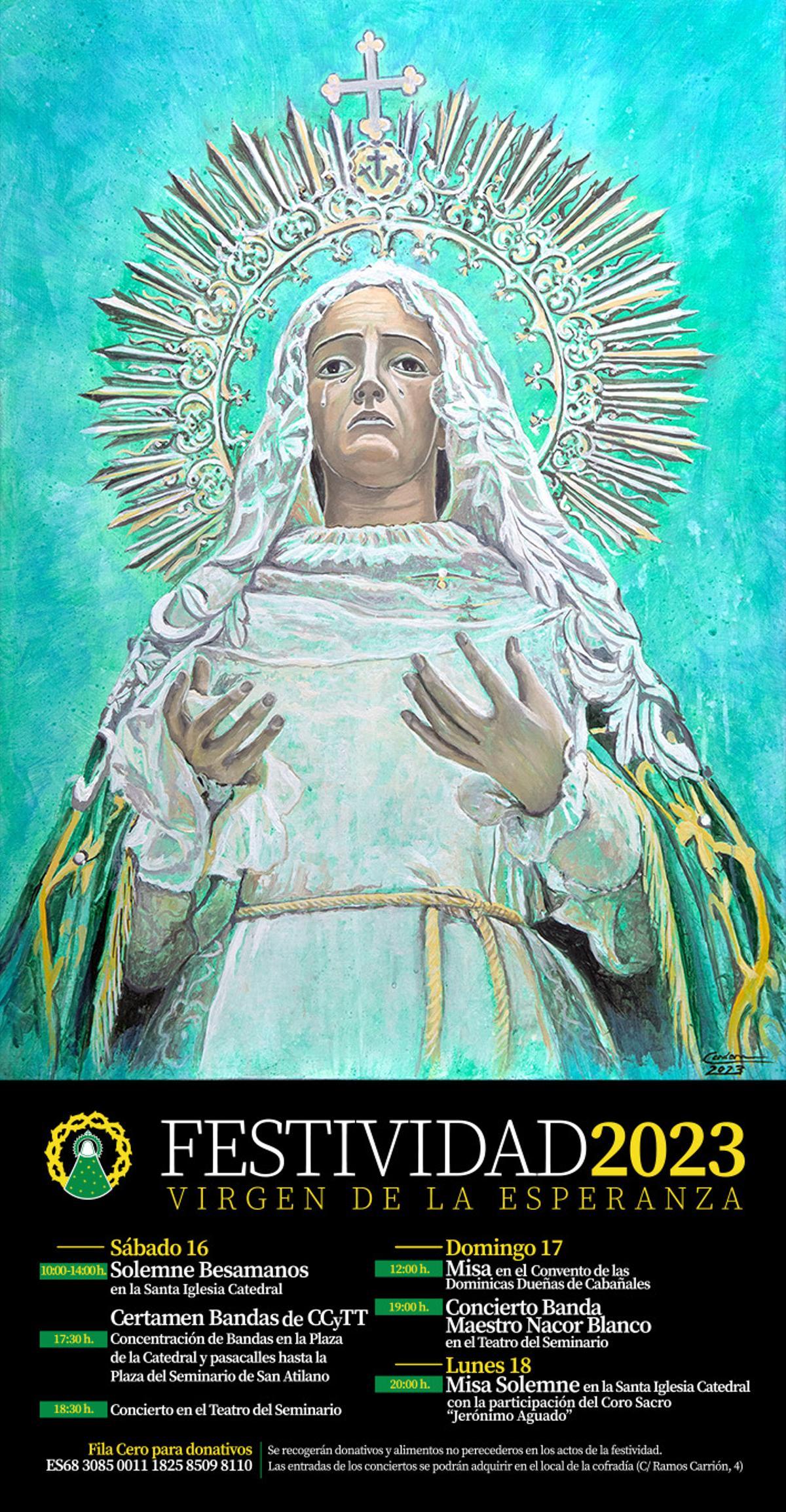 Cartel anunciador de la festividad