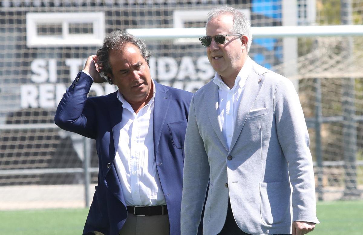 Juan Forcén y Jorge Mas, juntos en la Ciudad Deportiva.