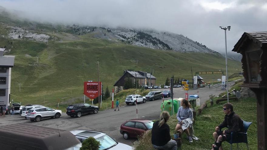 Vista de la estación de esquí de Candanchú.