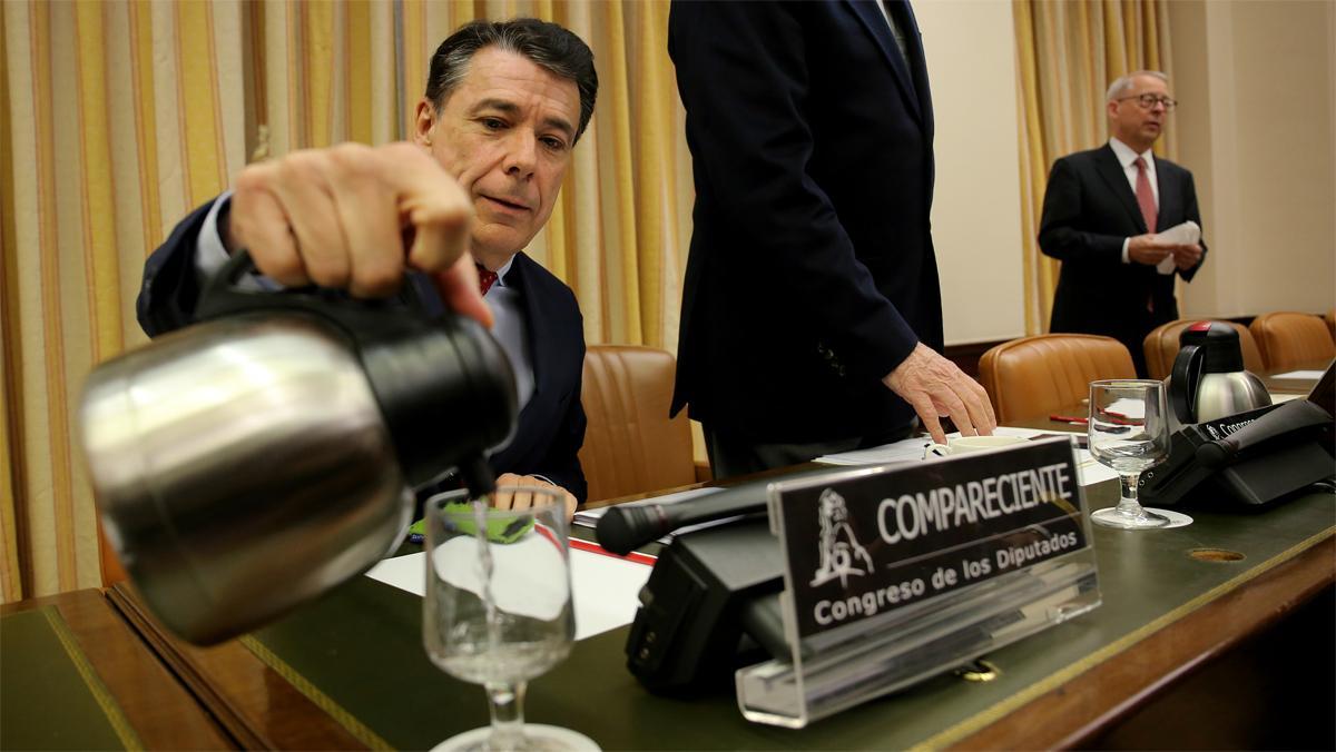 Ignacio Gonzáles, durant la seva compareixença.