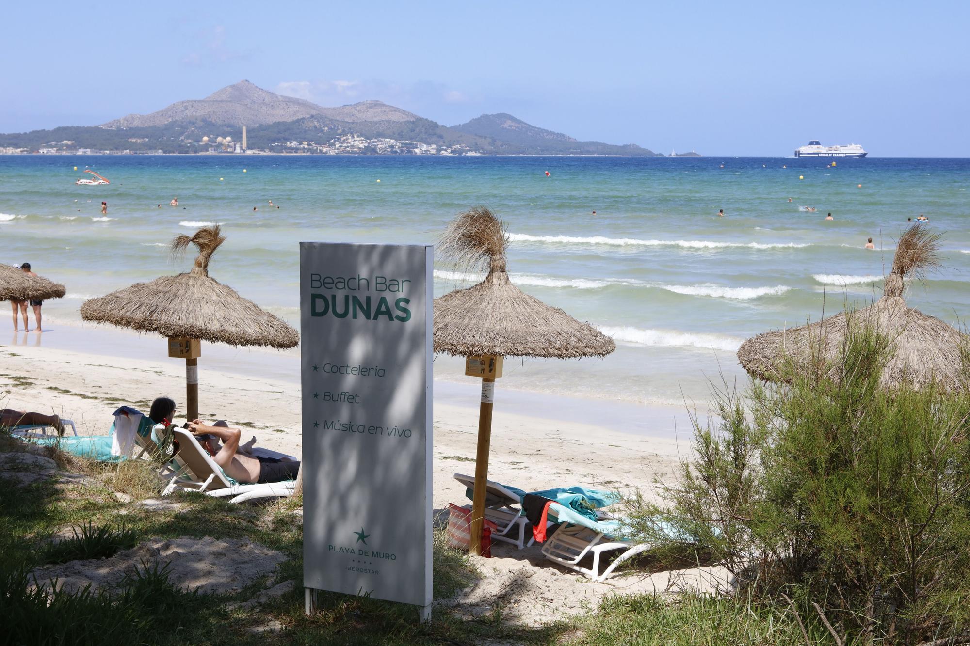 Das ist die Beach Bar Dunas