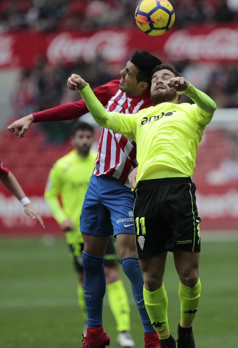 El Córdoba CF cae ante el Sporting.