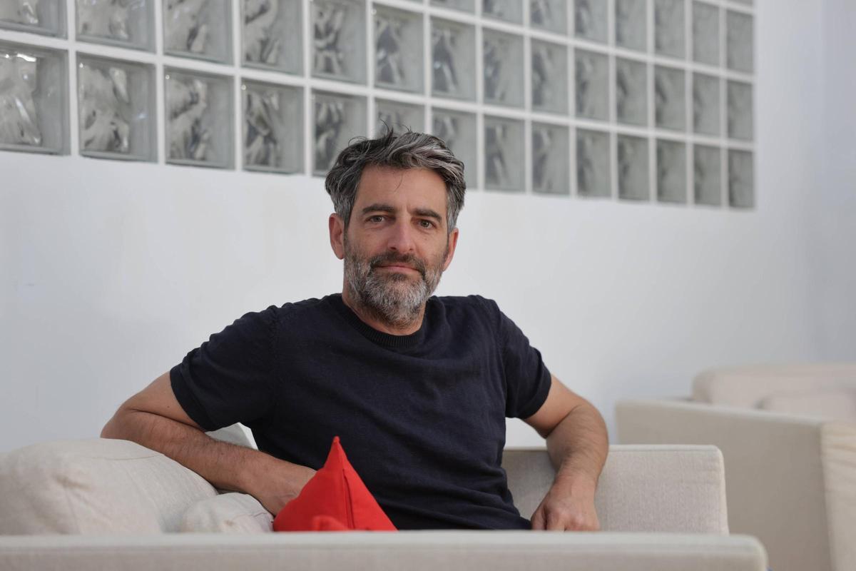 El músico Joan Dausà, ayer en Palma