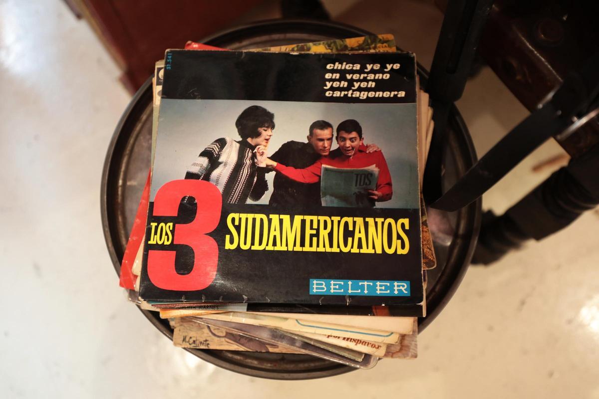 Vinilo de los Beatles.
