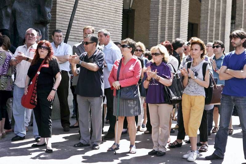 Fotogalería de la concentración contra la violencia de género