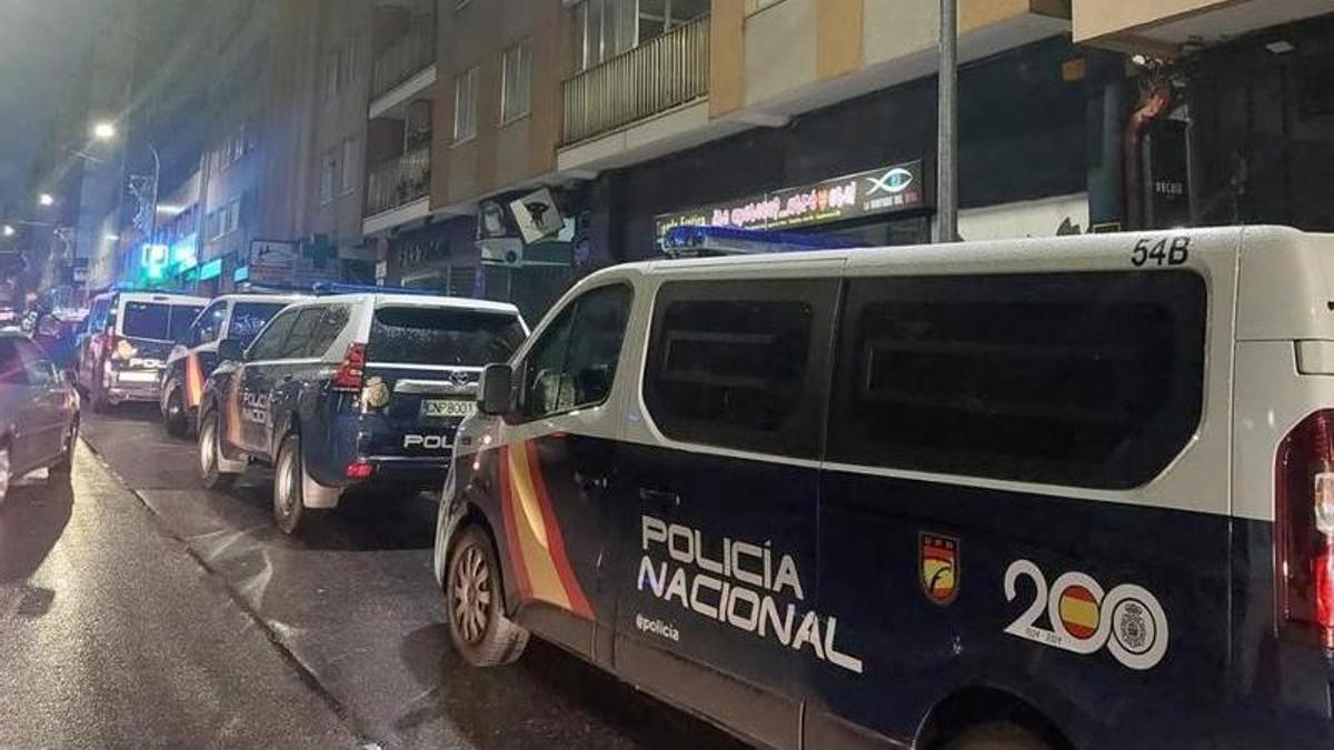 Operación policial en el Ensanche contra el tráfico de estupefacientes