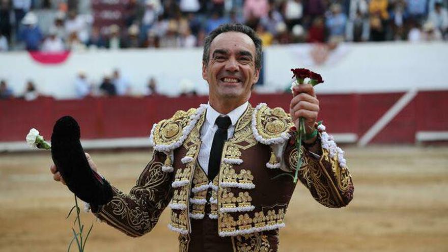 Manuel Jesús ‘El Cid’, tras torear en una corrida, recientemente.