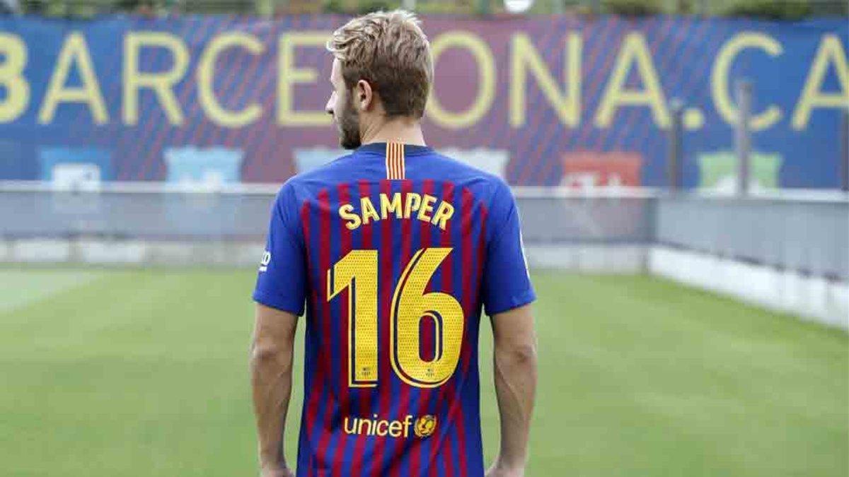 Sergi Samper logró dorsal del primer equipo el pasado verano