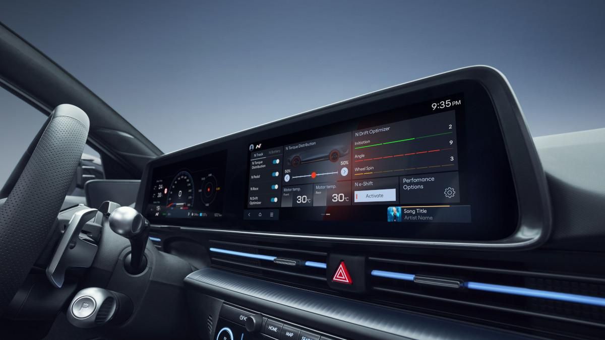 Interior del Hyundai Ioniq 6 N