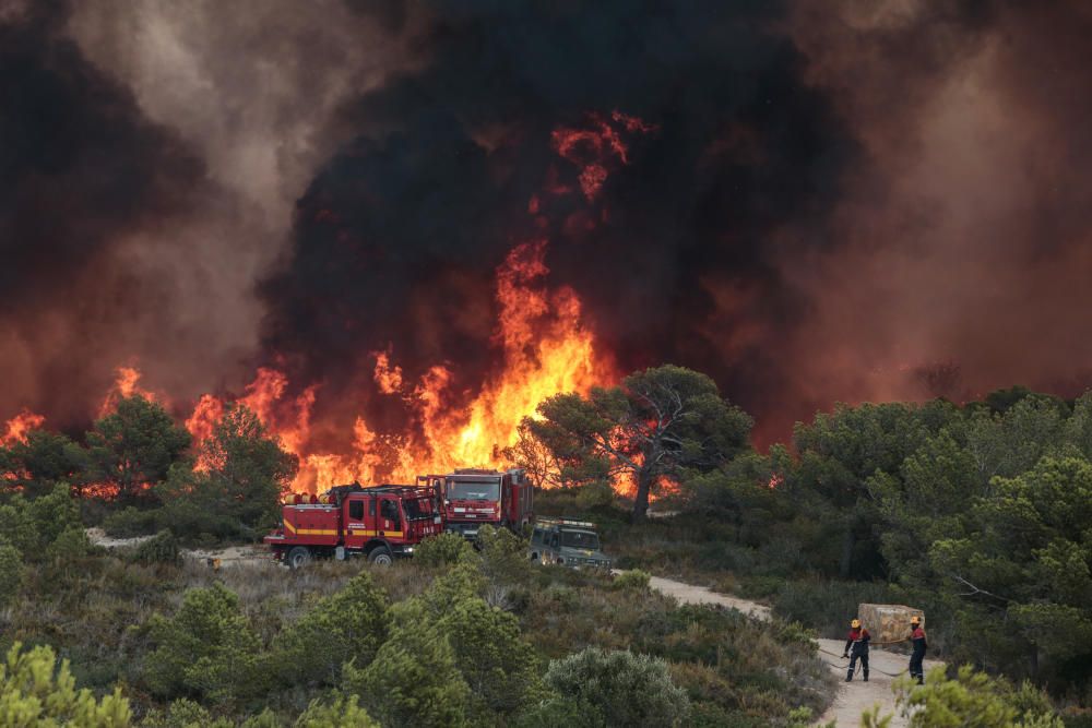 Incendio en Jávea