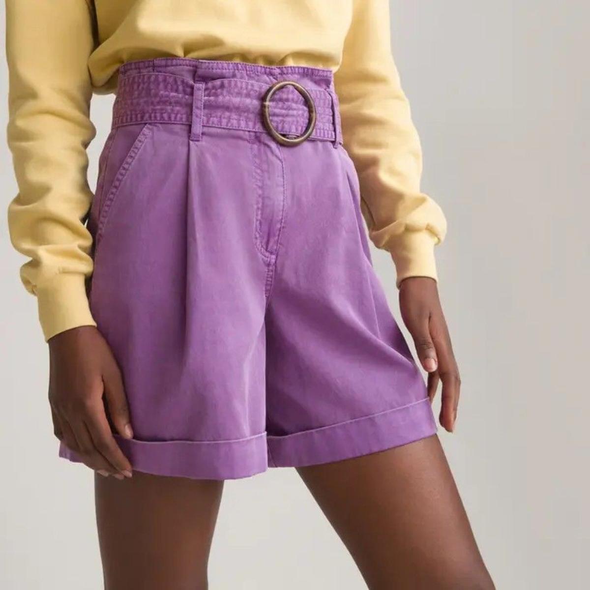 Shorts lilas La Redoute