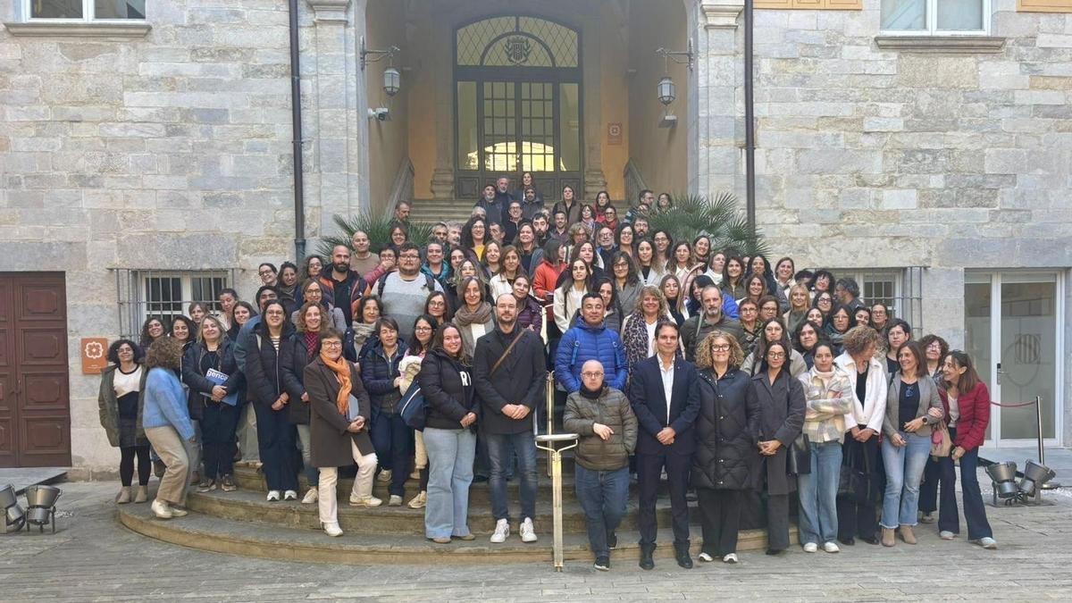 Trobada de professionals aquest dimecres al matí.