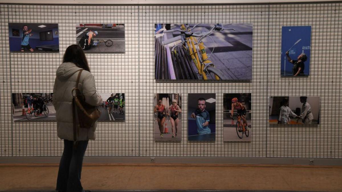 La muestra de fotos en el Fórum.