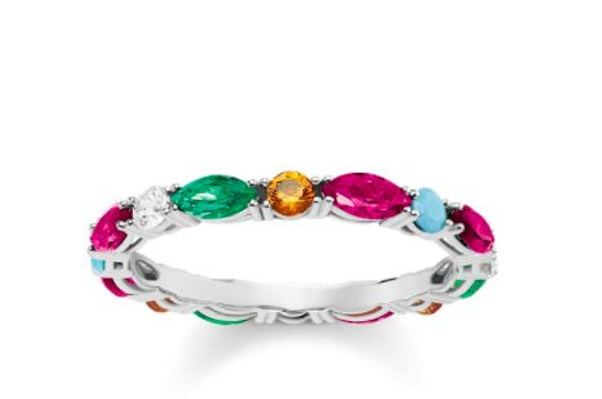 Anillo de piedras de colores de Thomas Sabo