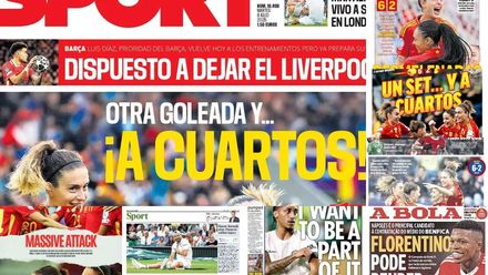 Estas son las portadas de la prensa deportiva de hoy, martes 8 de julio