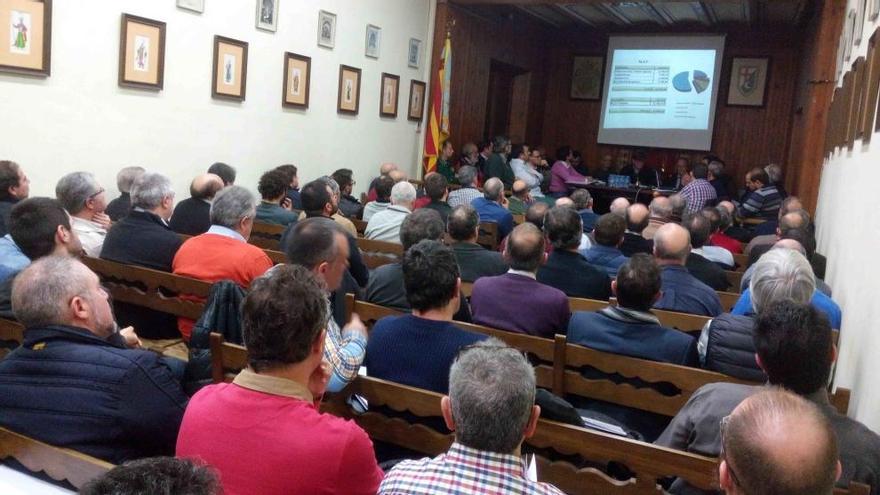 Imagen de la asamblea de la Asociación en la que se ha debatido la propuesta.