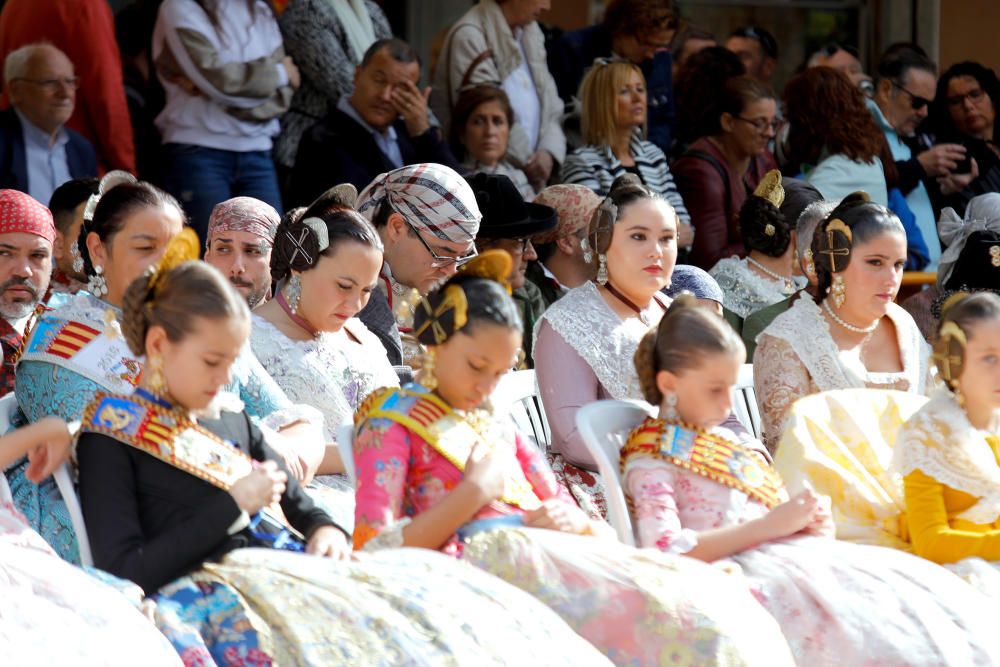 Homenaje a la Senyera de las fallas del Marítimo