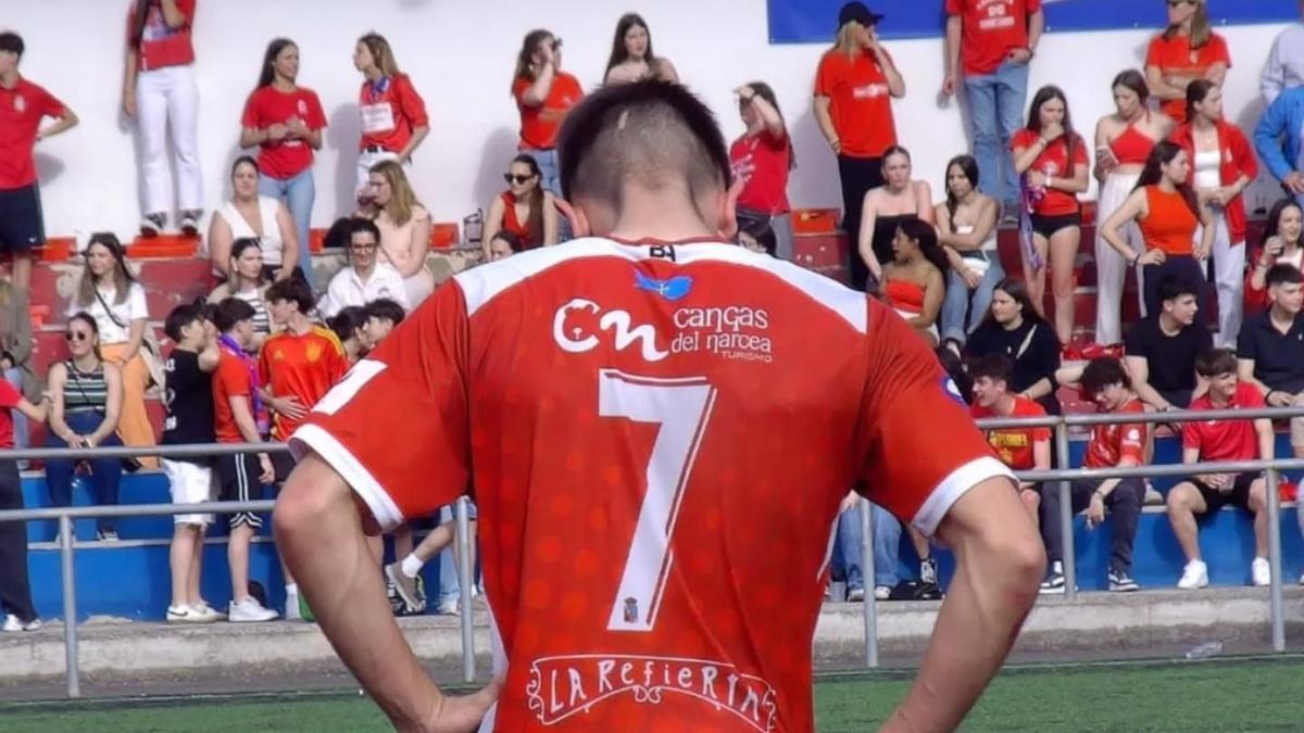 Un momento del partido.
