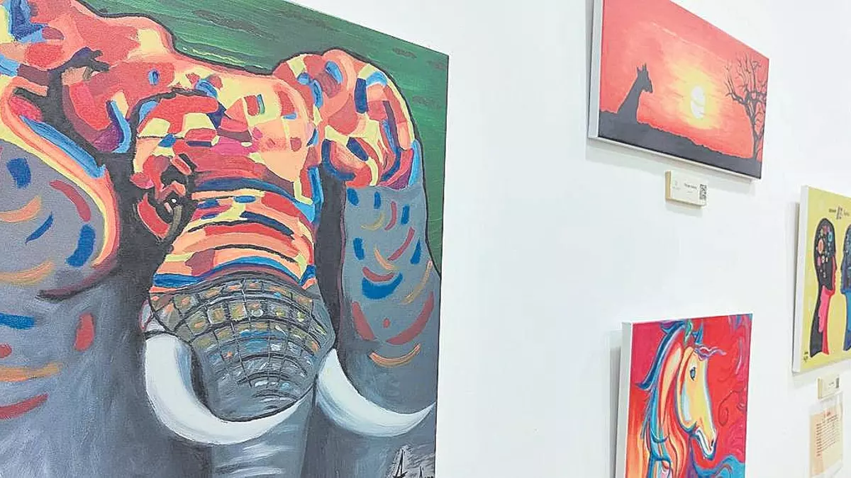 La lucha por hacer de la enfermedad, Arte
