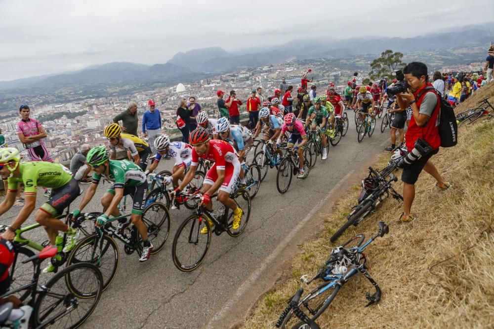 Vuelta Ciclista España, subida al Naranco