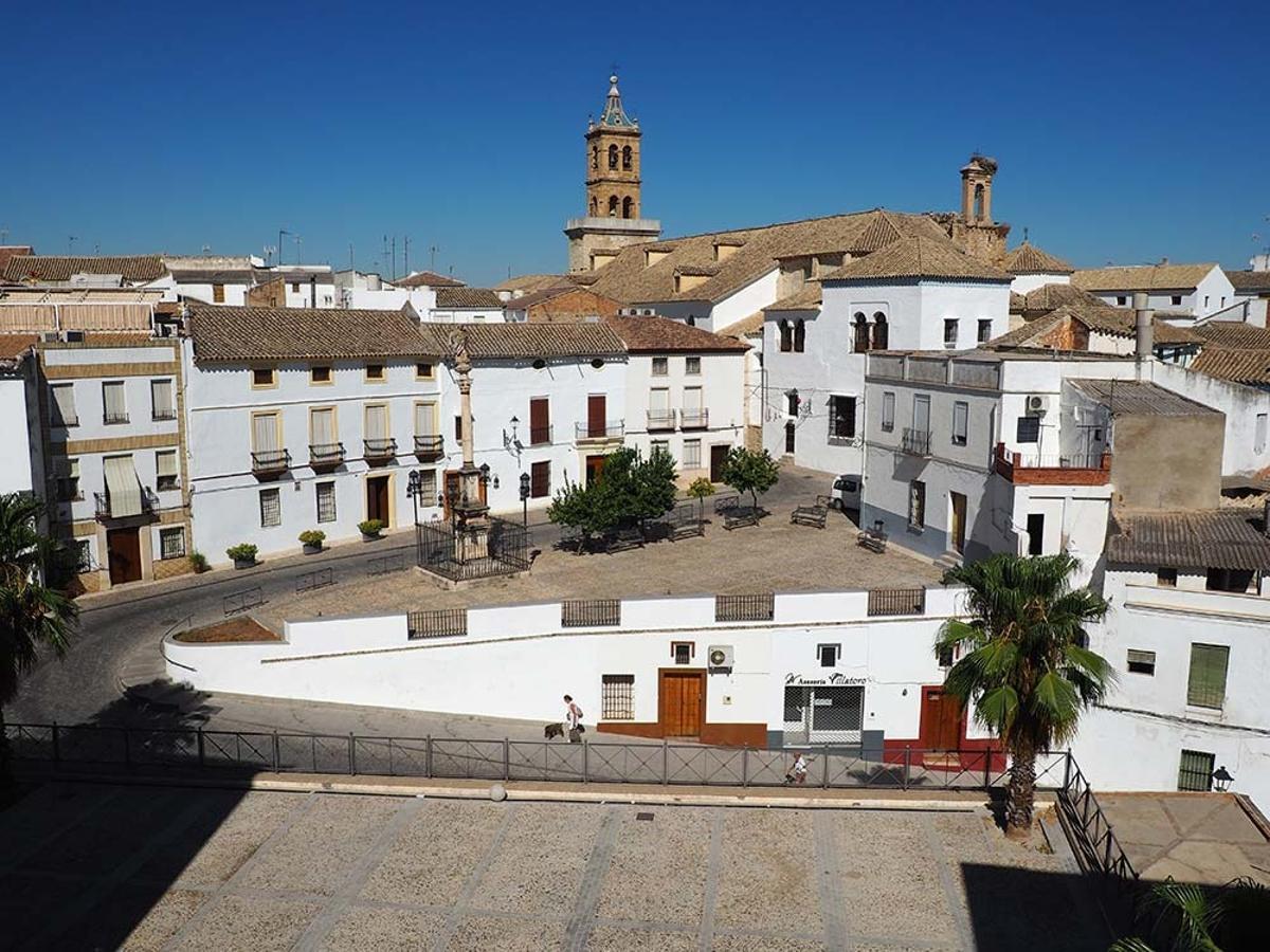 Vista de parte del barrio de la Villa de Castro del Río.