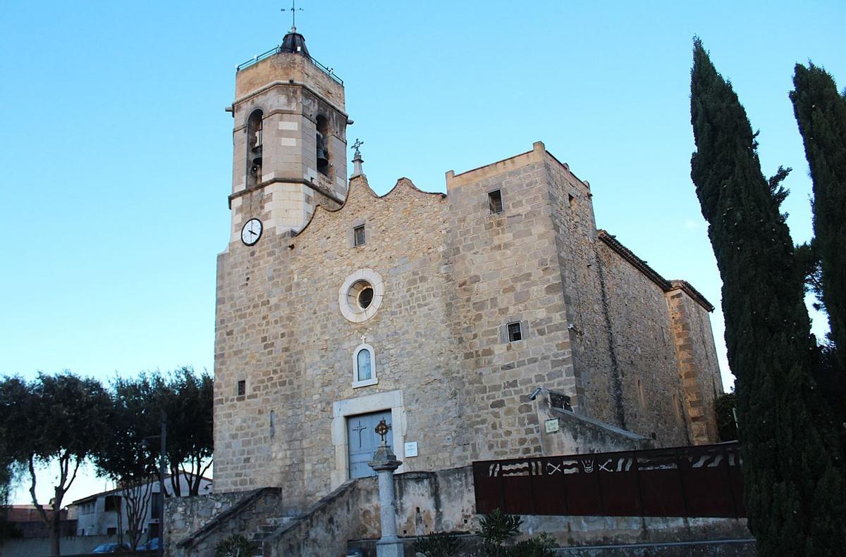 L'església de Sant Mamet, a Riumors