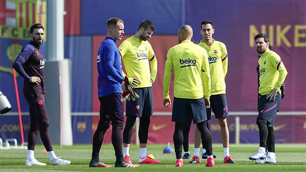 El Barça se prepara para la Real