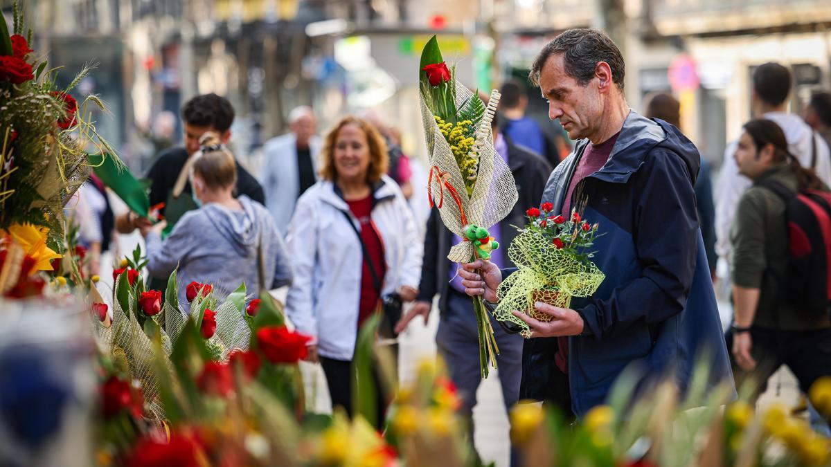 Sant Jordi de récord en Barcelona