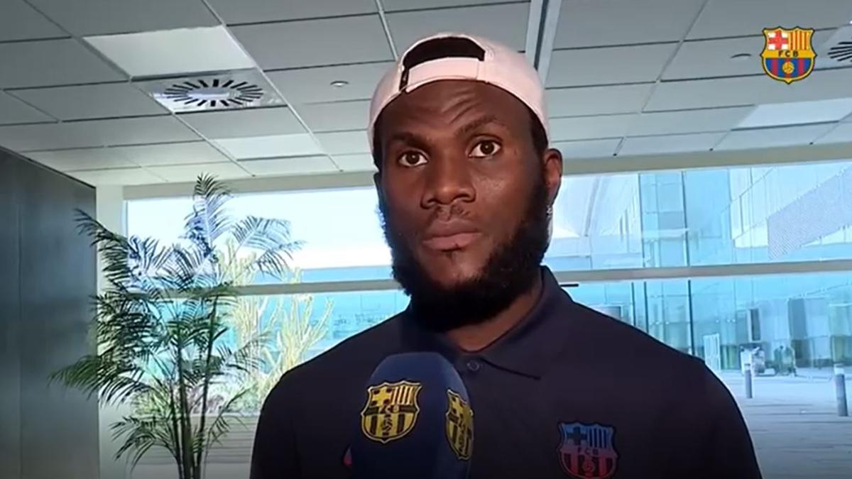 Las primeras palabras de Kessié como jugador del Barça