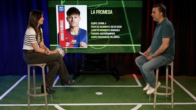 Brian Fariñas, una perla de La Masia que apunta a salir