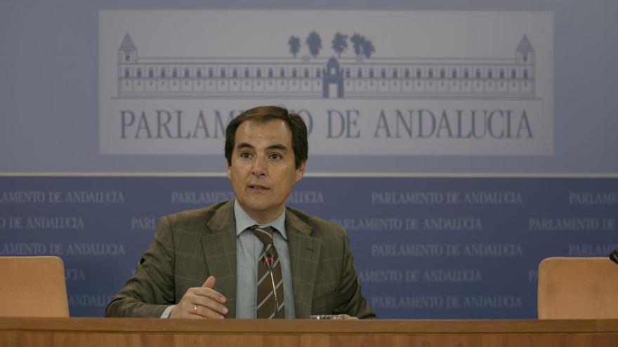 El portavoz del PP en el Parlamento andaluz, José Antonio Nieto.