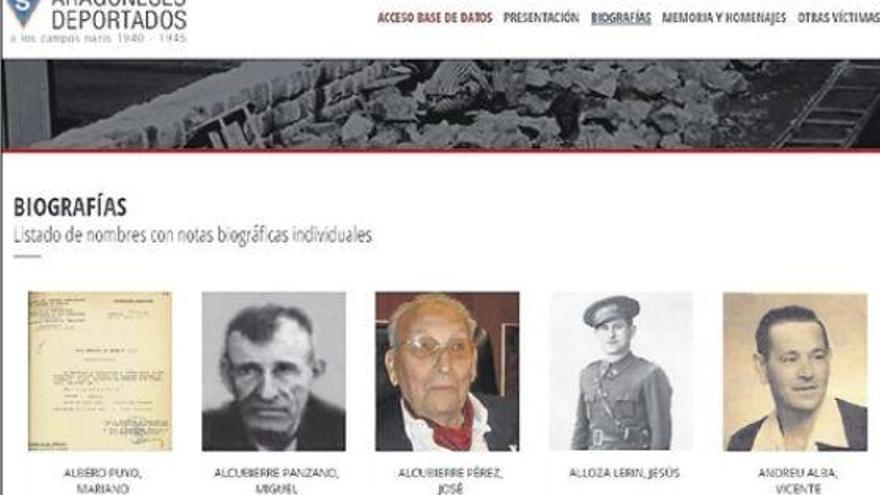 Una web recopila el nombre de los aragoneses en campos nazis