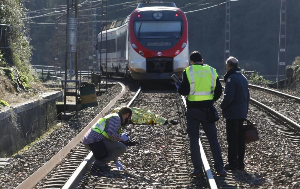 Fallece un hombre arrollado por el tren en Las Segadas