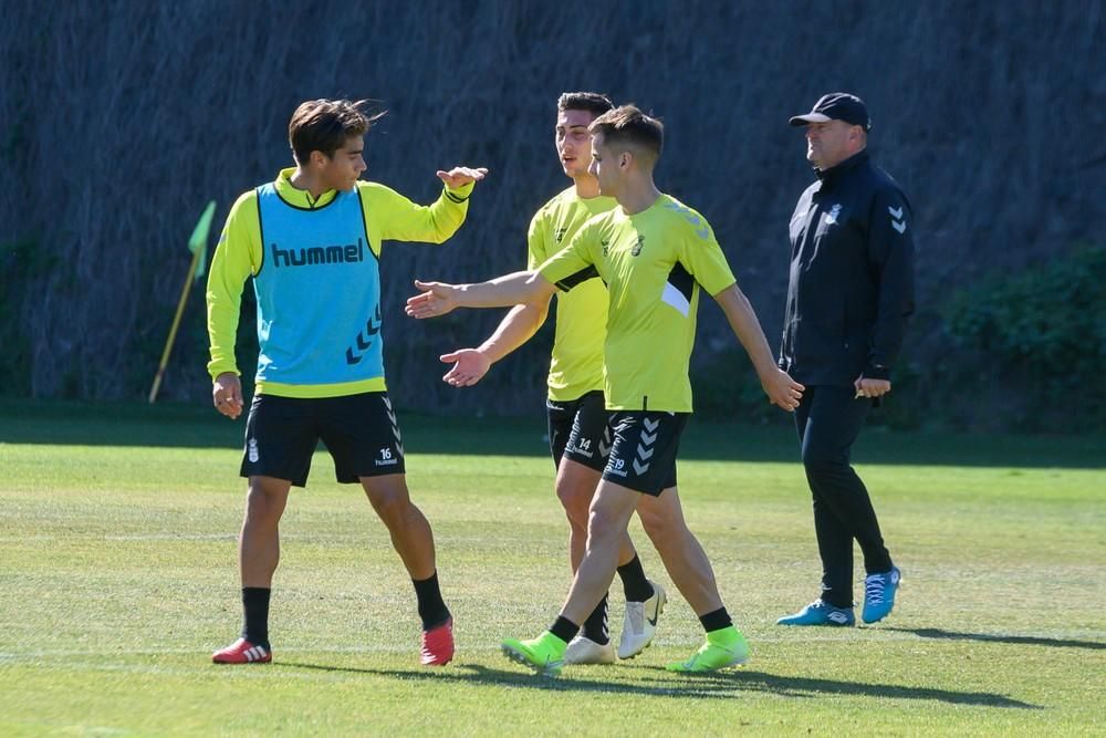 Entrenamiento de la UD Las Palmas previo al derby canario