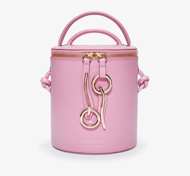 Bolso rosa de Meli Melo en colaboración con Olivia Palermo