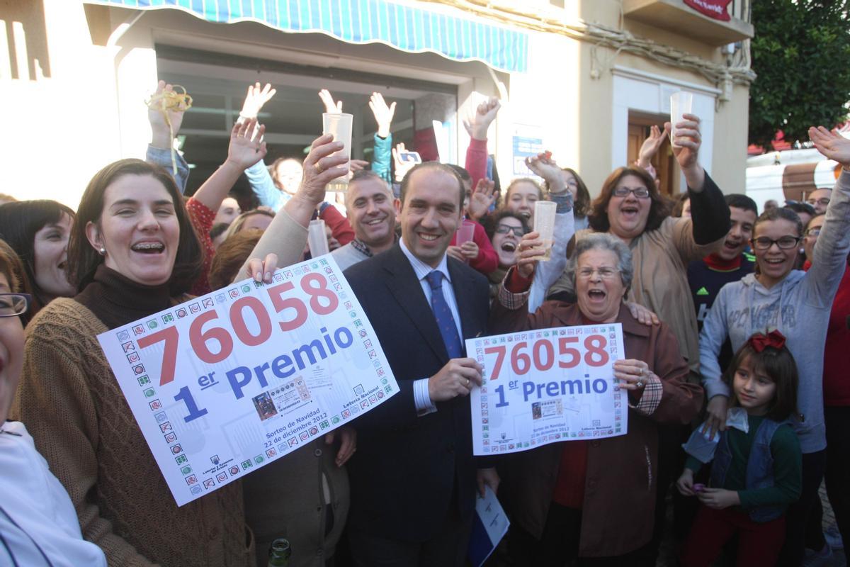 Hace una década, el Gordo tocó en Nueva Carteya.